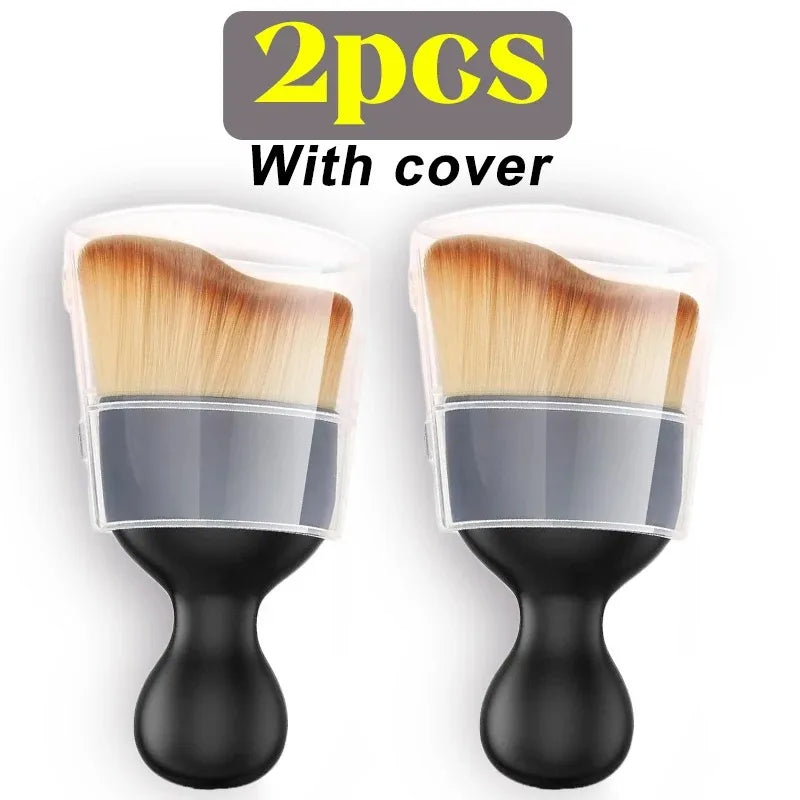 Car Interior Cleaning Brush Keyboard Air Conditioner Camera Thick Soft Fur Clean Brushes With Cover Crevice Dust Detailing 26713