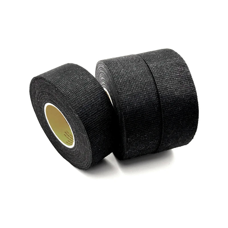15M Width19mm/25mm/32mm Heat-resistant Shockproof Tape Adhesive Cloth Tape For Car Cable Harness Wiring Loom Protection