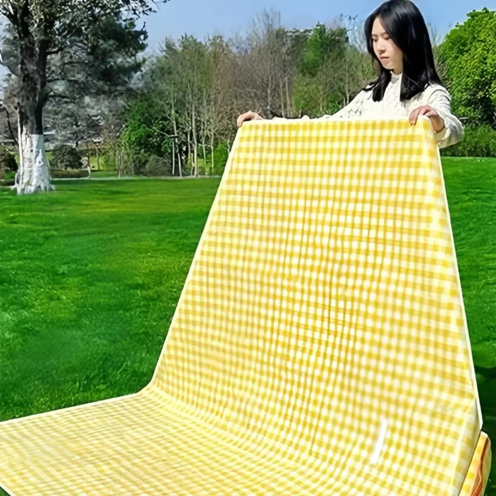 Portable Waterproof Polyester Picnic Mat Lightweight Picnic Blanket Beach Mat Multi-purpose Outdoor Camping Supplies