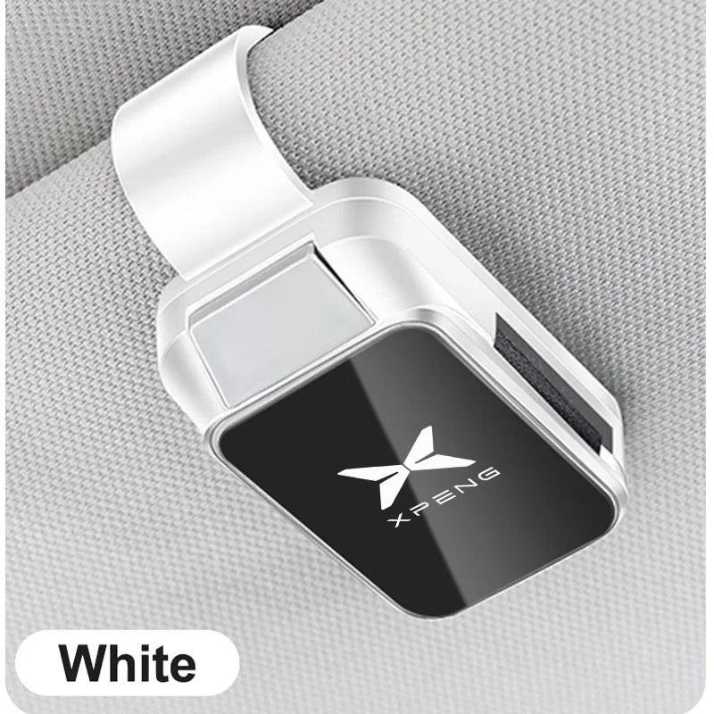 For XPENG G6 P7 G9 MONA M03 G3 P5 2024 2025 Car Interior Accessories Car Visor Sunglasses Glasses Case Glasses Holder Clip