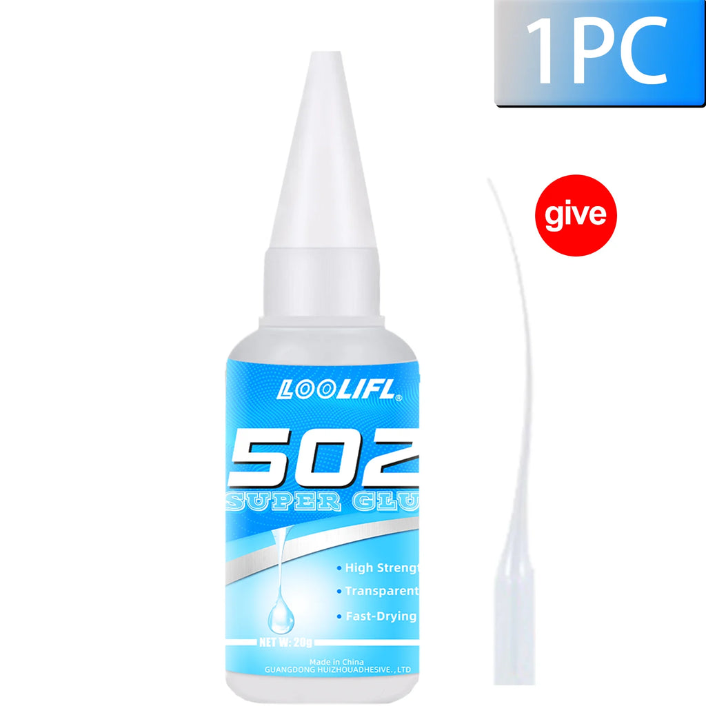 6PCS 502 Super Adhesive Multi Functional Adhesive, Used for Metal, Plastic, Daily Maintenance, DIY, and Small-Scale Process Repa