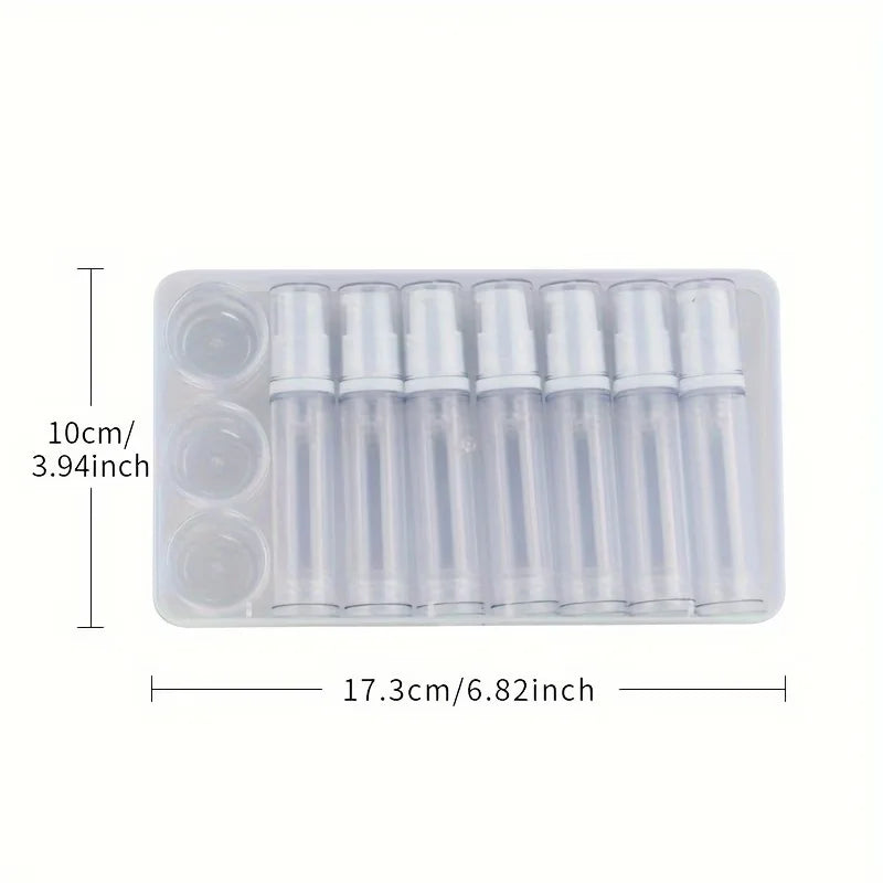 Transparent air-reusable filling cream liquid spray non-pneumatic vacuum pump portable wash care product sample packaging