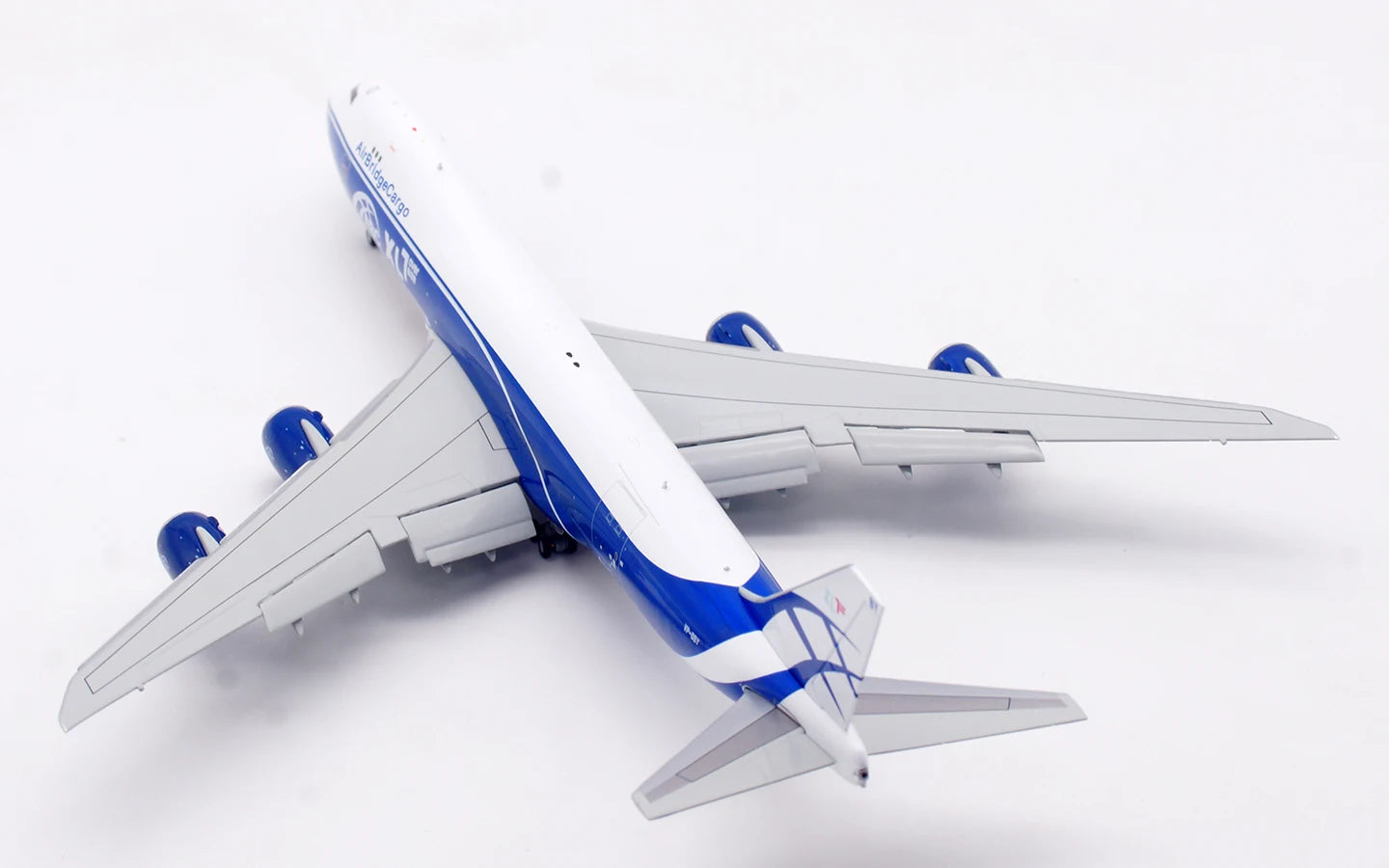 B632602 Alloy Collectible Plane Gift HX Models 1:400 Air Bridge Cargo Boeing B747-8F Diecast Aircraft Jet Model VP-BBY