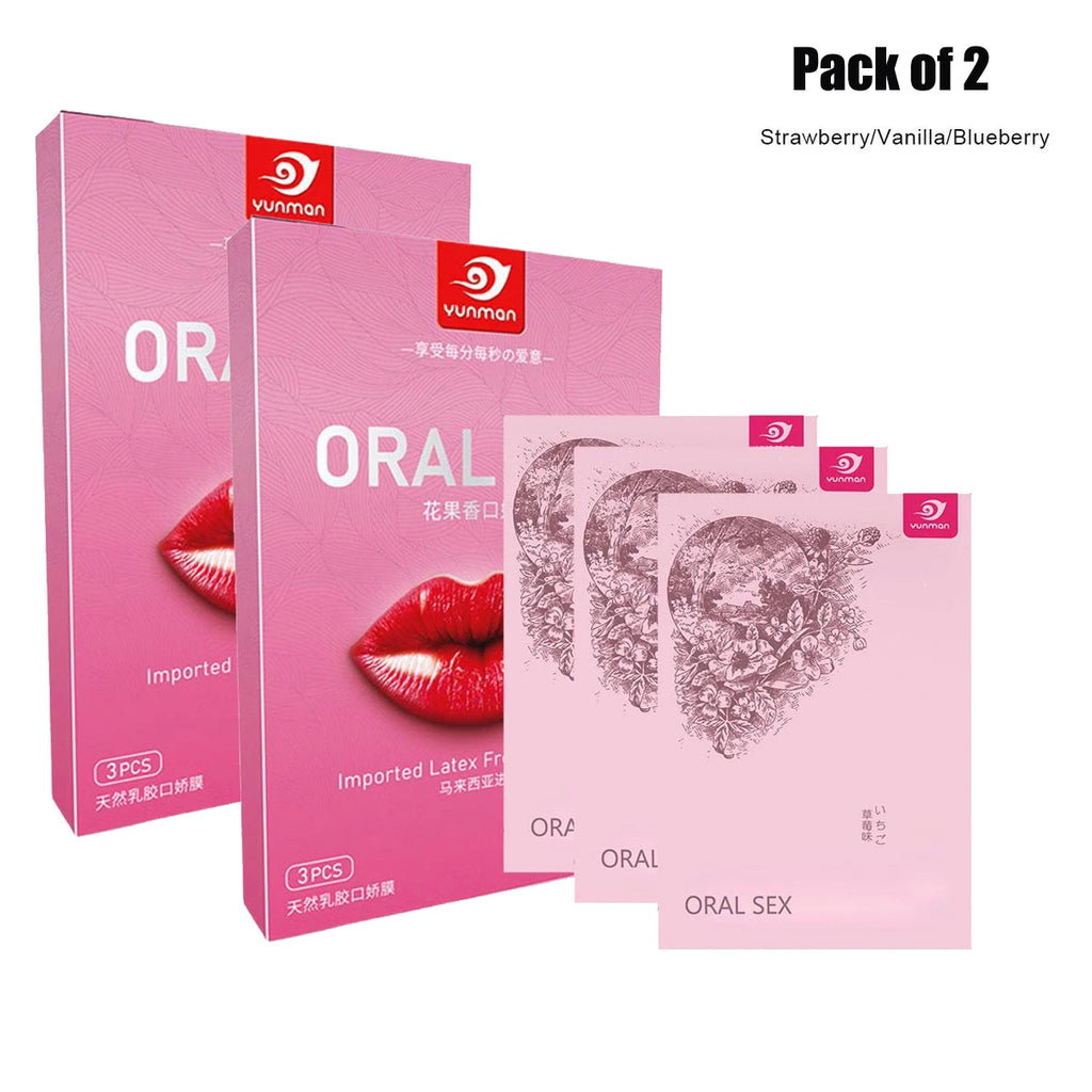 1/2 Packs Fruit Flavor Ultra-Thin Oral Sex Membrane Soft Vagina Anus Mouth Tongue Licking Penis Oral Sex Film Couples Sex Game