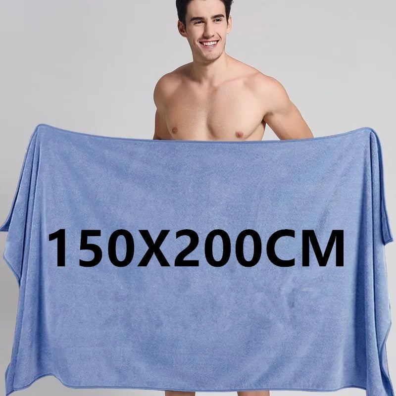 Towel Thickened Microfiber Absorbent High-density Coral Fleece Towel Quick Dry Clean Face Soft Absorbent bath towel
