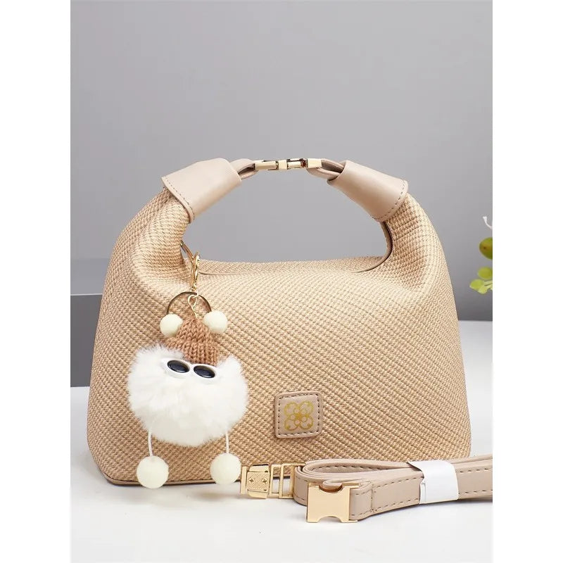women's bag 2026 Popular crossbody pillow bag with cartoon accessories small square bag
