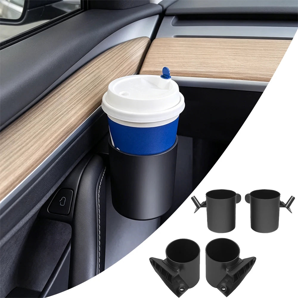 For Tesla Model 3 2017-2023 Model Y 2021-2023 Model 3 Highlan Model Y Juniper Car Door Cup Holder Storage Boxes Auto Accessories