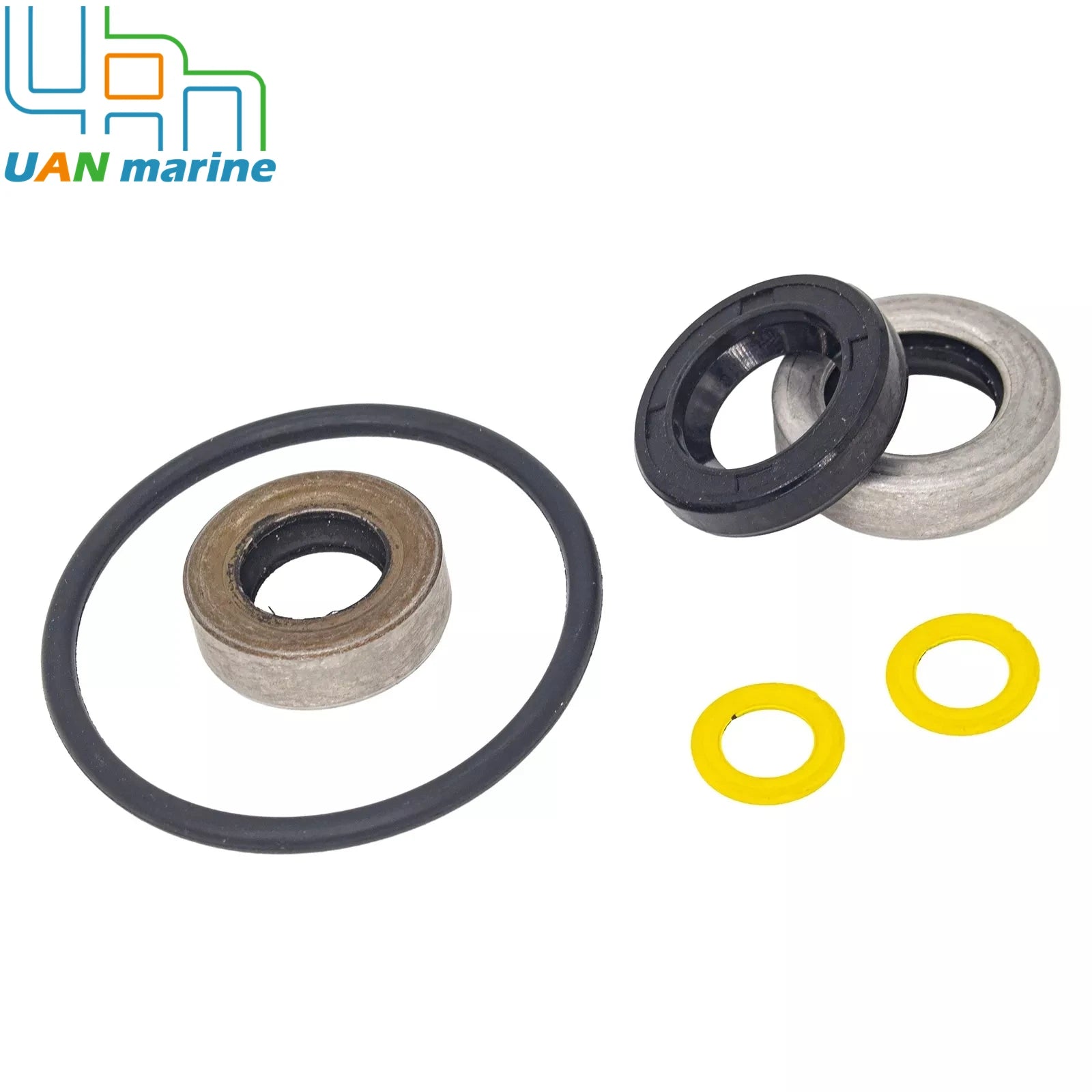 For Mercury Drain Fill Washer Gasket Lower Unit Seal kit Prop Shaft Oil Seal 6 8 9.9 10 15 HP 18-0584 26-821928 26-66022
