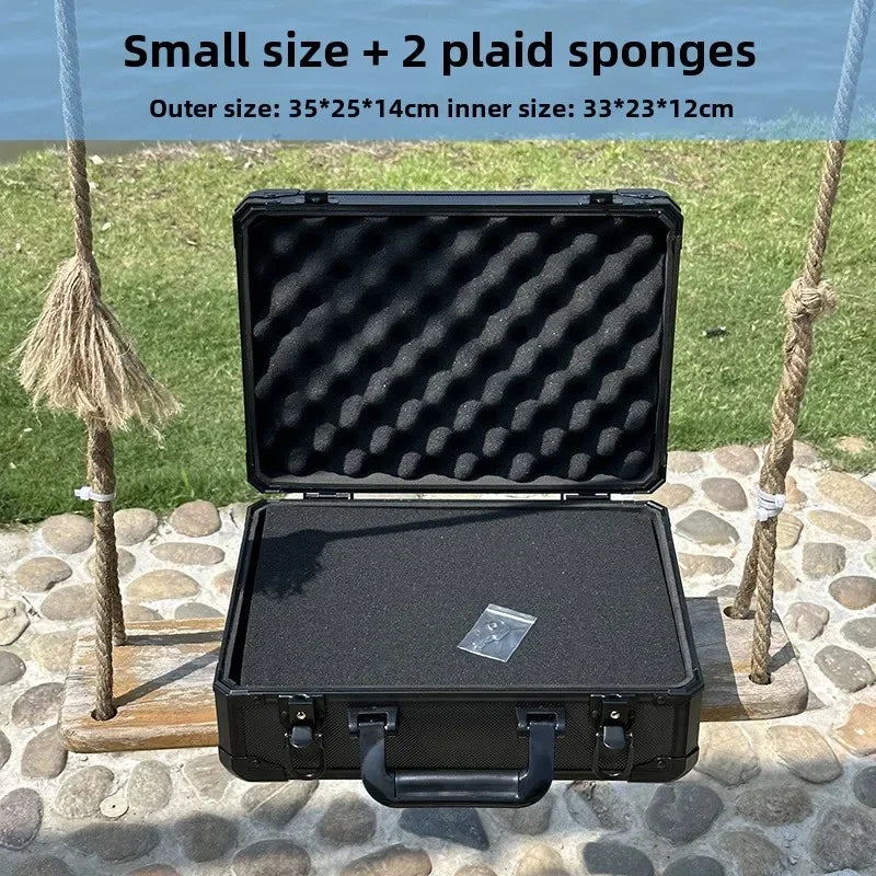 Aluminum Alloy Frame Density Board Tool Storage Case Professional Suitcase Portable Instrument Equipment Safety Protection Case