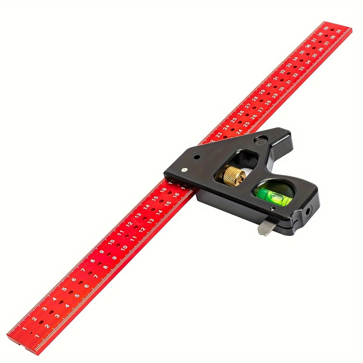 Multifunctional Carpenter's Combination Angles Ruler Metal Measuring Instrument For Accurate 90 Degree Angles Durable