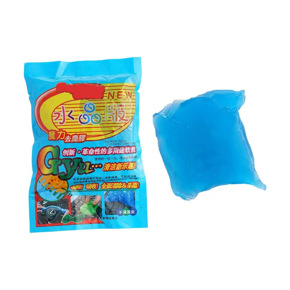 Random Color 5pcs Car Dust Dirt Cleaning Gel Slime Magic Clean Mud Clay Laptop Computer Keyboard Cleaning Tool Home Cleaner