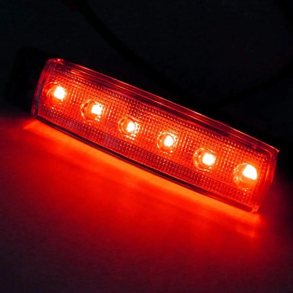 30/10pcs Side Marker Lights 12V 6LED SMD Side Marker Lights Side Marker Light Clearance Indicator