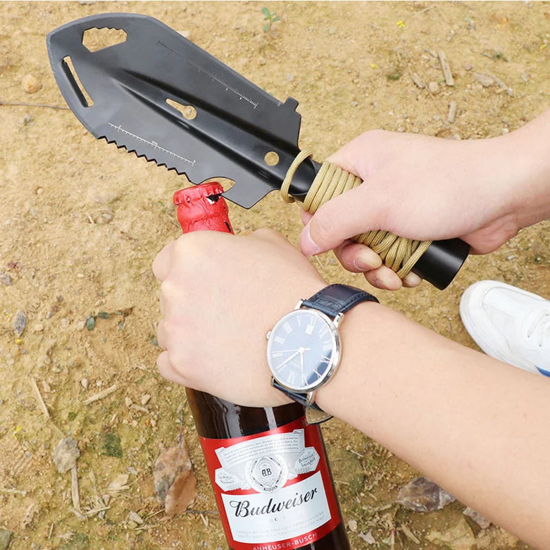 Multi-use Shovel Backpacking Trowel Ruler Flat Screwdriver Hexagon Wrench Outdoor Shovel Hiking Camping Tool Survival Safety Kit