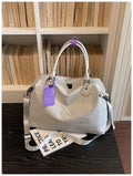 Large Capacity Short Trip Travel Bag Cool Versatile Casual Travel Luggage Bag Lightweight Dry Wet Separation Sports Fitness Bag