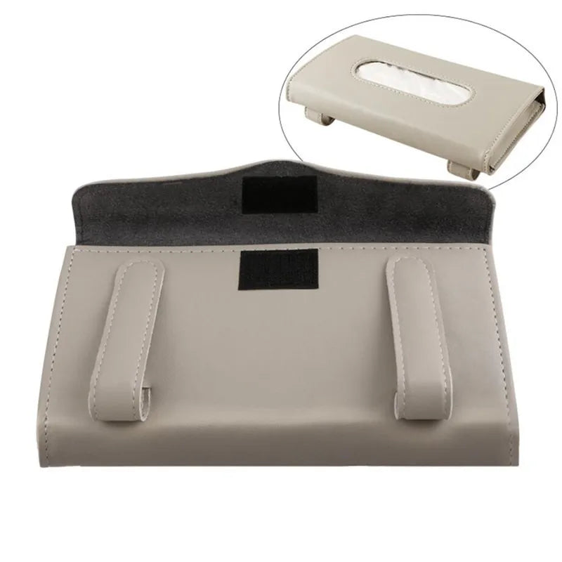 1pc Car Tissue Box Towel Sets Car Sun Visor Tissue Box Holder Auto Interior Storage Decoration for BMW Car Decor Accessories