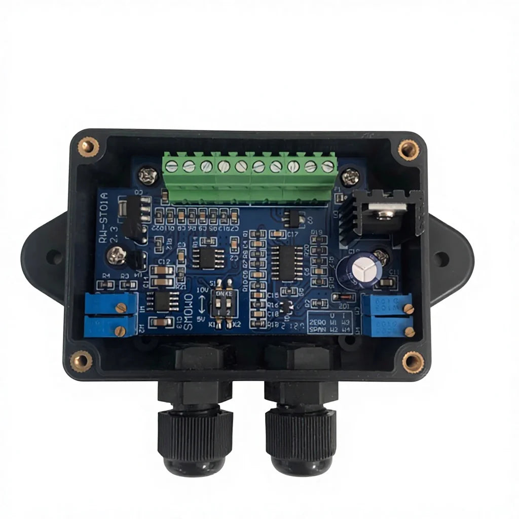 RW-ST01A Load Cell Amplifier for Weighing Applications with Dual Output 0-5V/10V And 4-20mA Industrial Scale Equipment