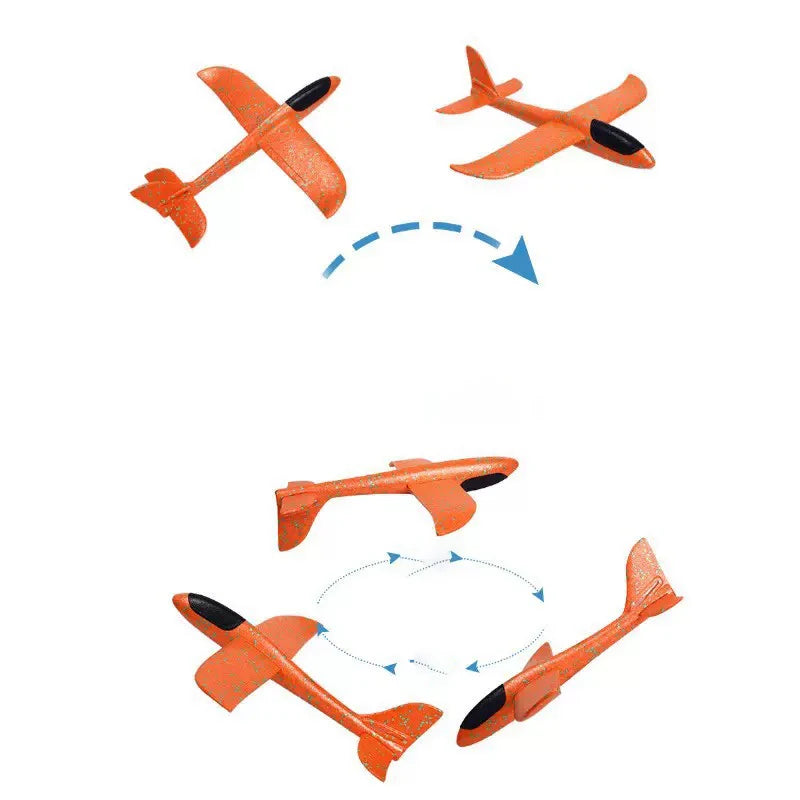 48.5cm Hand Throwable Free Flight Glider Foam Model EPP Breakout Flight Glider Party Game Kids Outdoor Fun Gift Toy