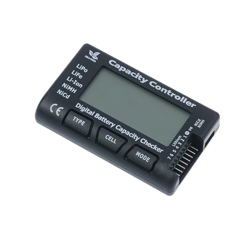 7 Digital RC Battery Capacity Checker - Cellmeter7 Voltage Tester Controller For LiPo LiFe Li+ NiMH NiCd Battery Cell Meter