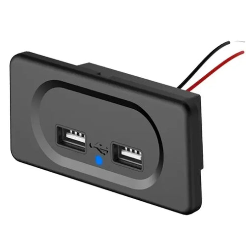 1 Pc Dual USB Charger Socket 3.1A 12V 24V for Motorcycle Auto Truck Boat Car Power Adapter Outlet