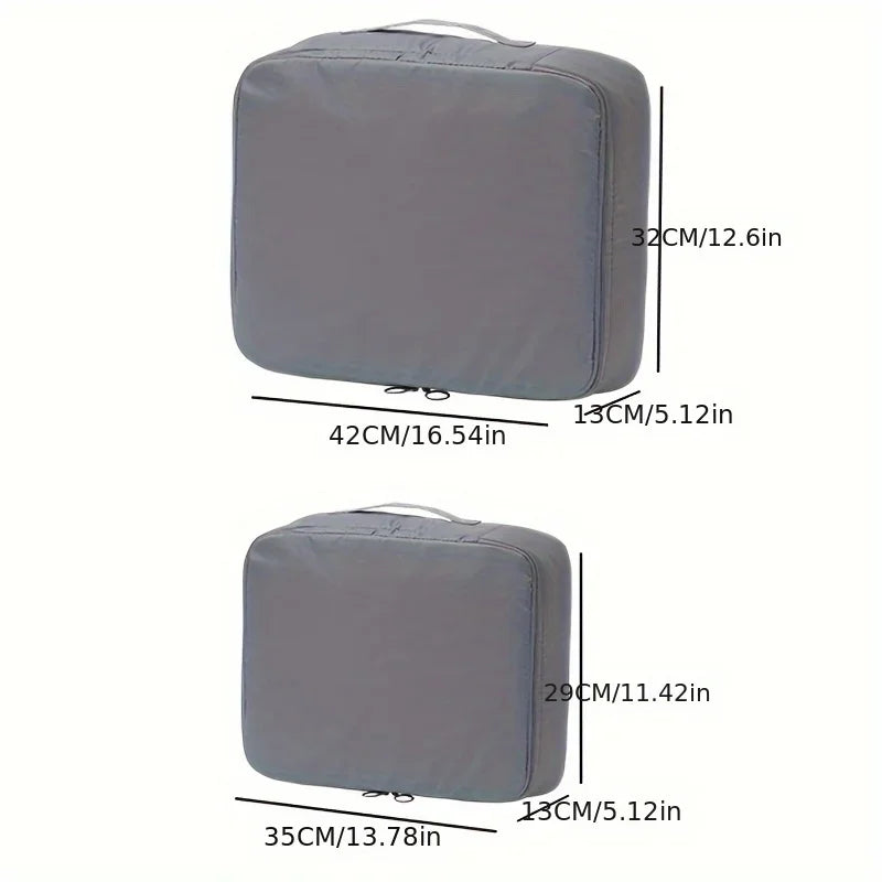 1pc Travel Portable Clothing Storage Bag Large Capacity 3 Pocket Breathable Mesh Bag for Underwear Organizer Bag Luggage Storing