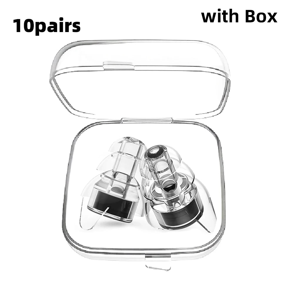 High Fidelity Concert Earplugs for Concerts Musicians，Earplugs for Noise Reduction，Ear Protection for Music Festivals
