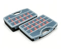 Multi-Compartment Organizer Box For Screws & Small Parts - Durable Plastic Hardware And Jewelry Storage Case Compact To Store