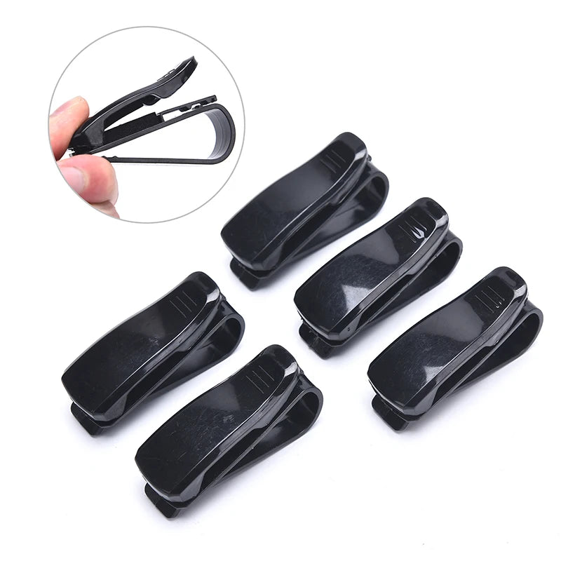 1PCS Auto Fastener Car Vehicle Sun Visor Sunglasses Eyeglasses Holder Card Pen Clip