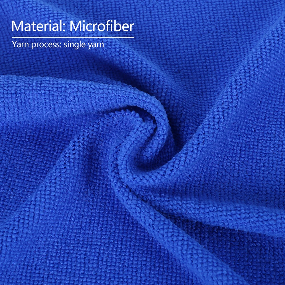 Microfiber Cleaning Cloths Lint Free Cleaning Towel Streak-Free Square Cloths Reusable Super Absorbent for Car Window Glass Wash