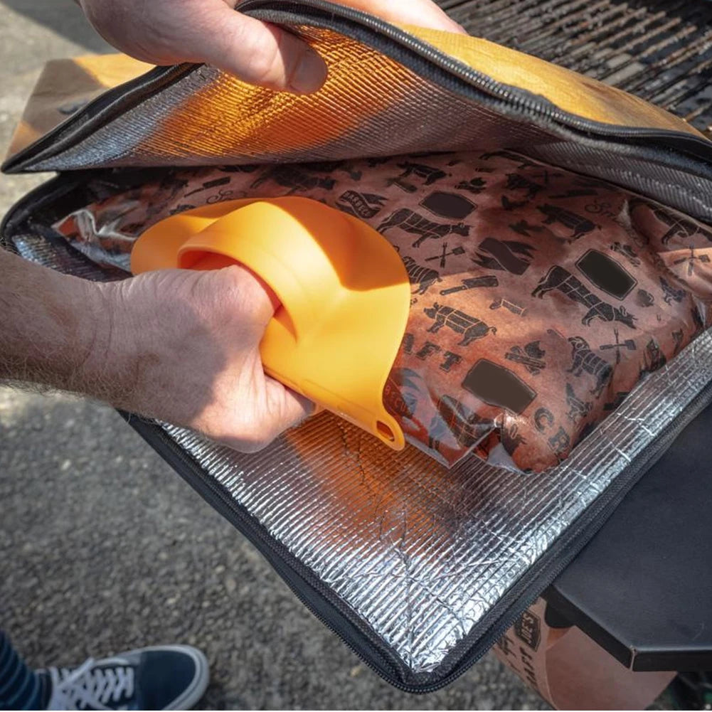 BBQ Blanket for Resting Meat 21in Barbecue Blanket BBQ Meat Blanket BBQ Accessories for Large Brisket/Beef/Turkey Gifts for Men
