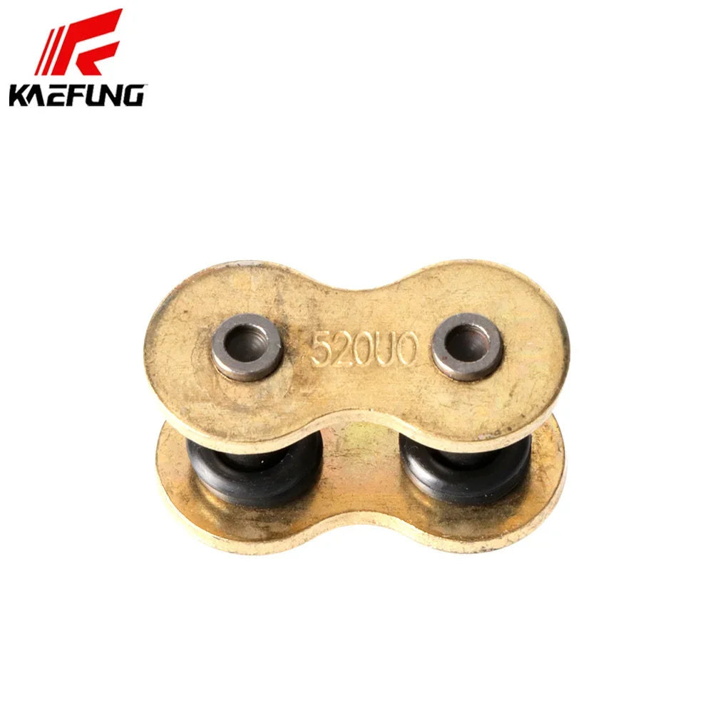 Compatible 428 520 525 530 Chain Link Gold Chains Rivet Connecting Link Motorcycle Sprockets Replacement Parts Accessorry With