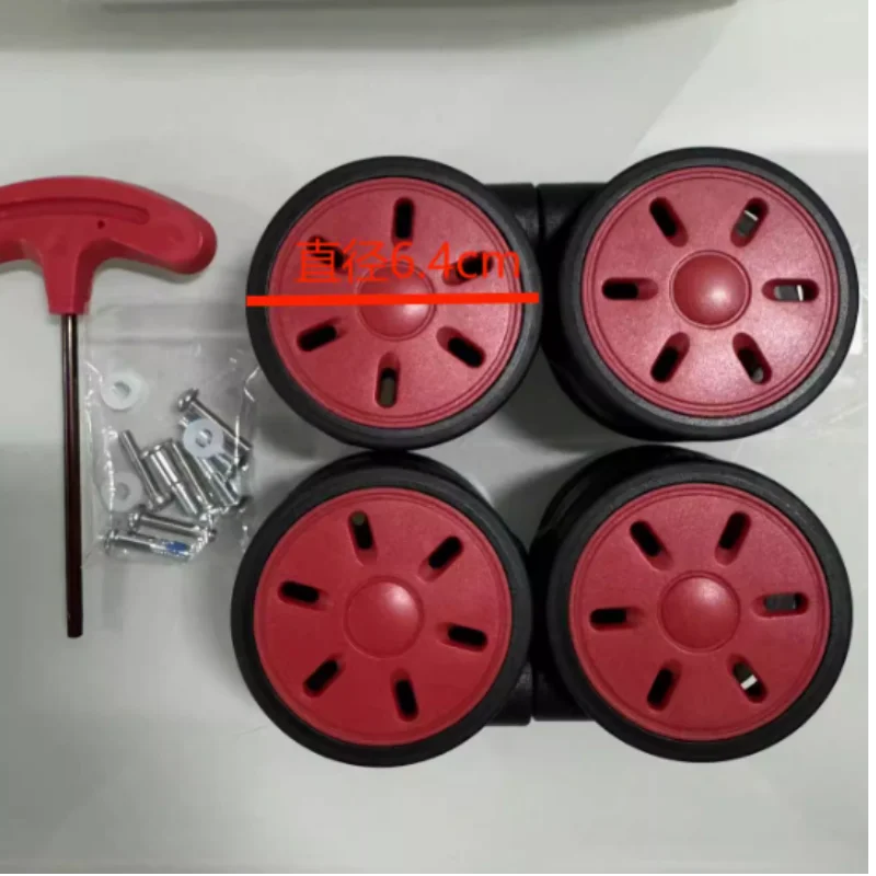 Luggage Wheel for Rimowa Suitcase Repair Replacement Load-bearing Wheels Special Trolley Case Silent Casters Luggage Accessories