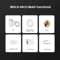 COMITOK MOCA ARCO Magnetic Camera Grip for iPhone  Series Detachable Remote iOS17/18/26 Handle Holder for Vlog Recording Selfie