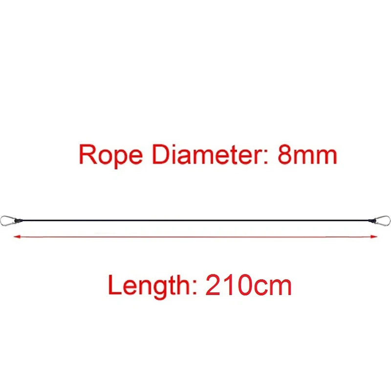 30cm-210cm Portable Elastic Rope Motorcycle Strap Elastic Rope Bicycle Luggage Strap Elastic Cart Cargo Strap