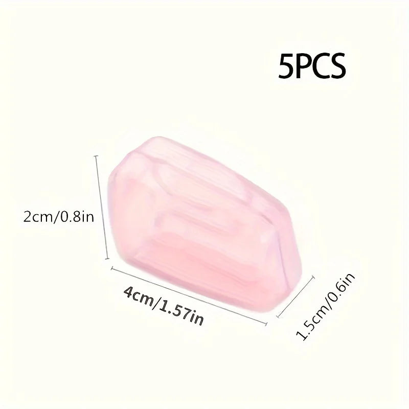 5 Packs Toothbrush Head Covers, Portable Hygienic Protective Caps for All Toothbrushes