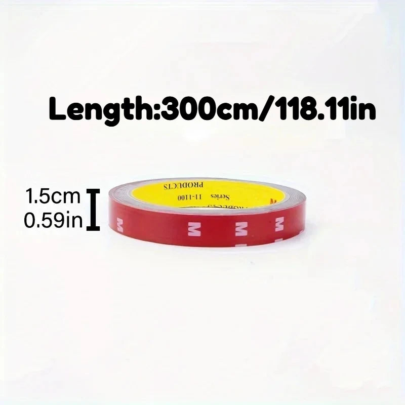 300CM Extra Strong Double Sided Tape Adhesive Car Special Tear Off Without Leaving Traces High Viscosity Mounting Fixing Sticky