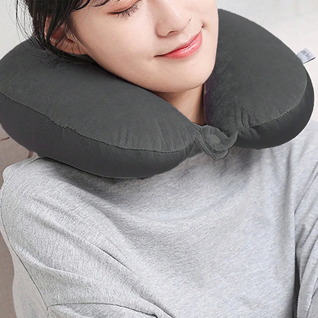 1pc U-shaped travel pillow ,neck pillow for traveling,airplane pillow for sleeping travel