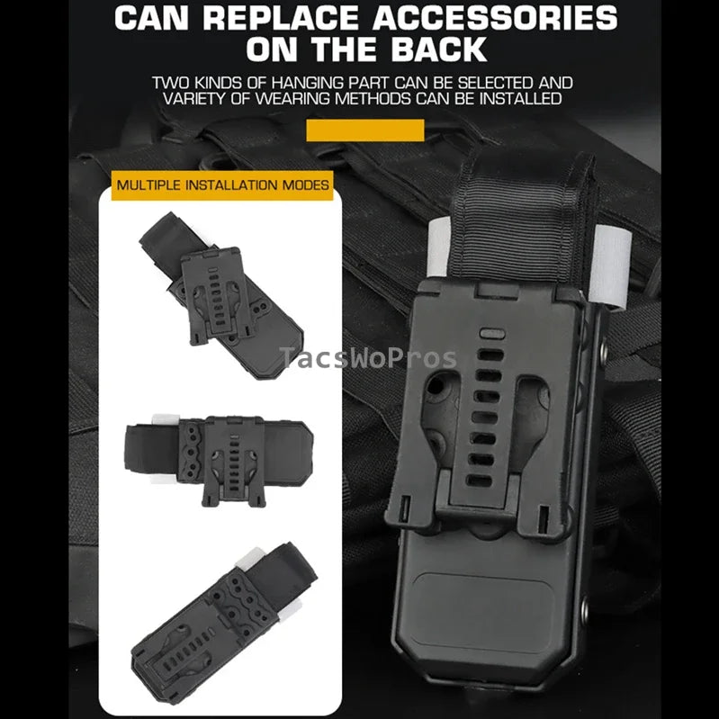 Tactical Tourniquet Holder Portable MOLLE Hunting Emergency Tourniquet Case Outdoor Combat Training Medical First Aid Equipment