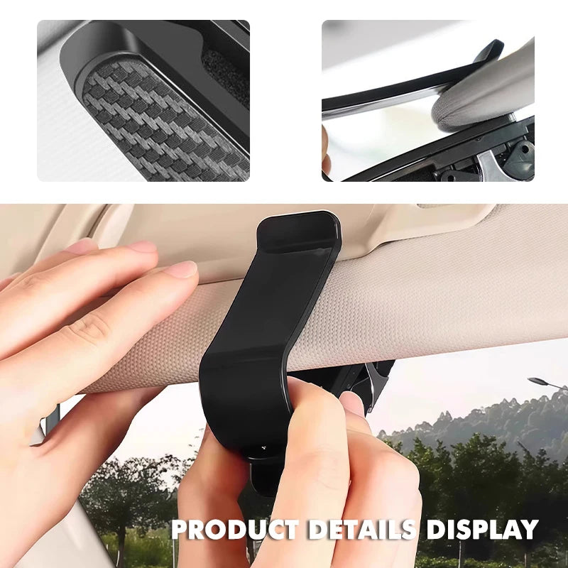 Car Sun Visor Sunglasses Carbon Fiber Glasses Holder Clip For Jetour X70 X70SM X90 X95 DASHING i-DM T2 T3 Traveler‌ C-DM