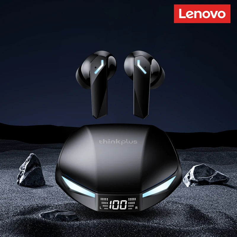 New Lenovo XT53 Wireless Upgrade Bluetooth 5.4 Earbuds LED Digital Display Waterproof Earphones HD Call Low Latency Game Headset