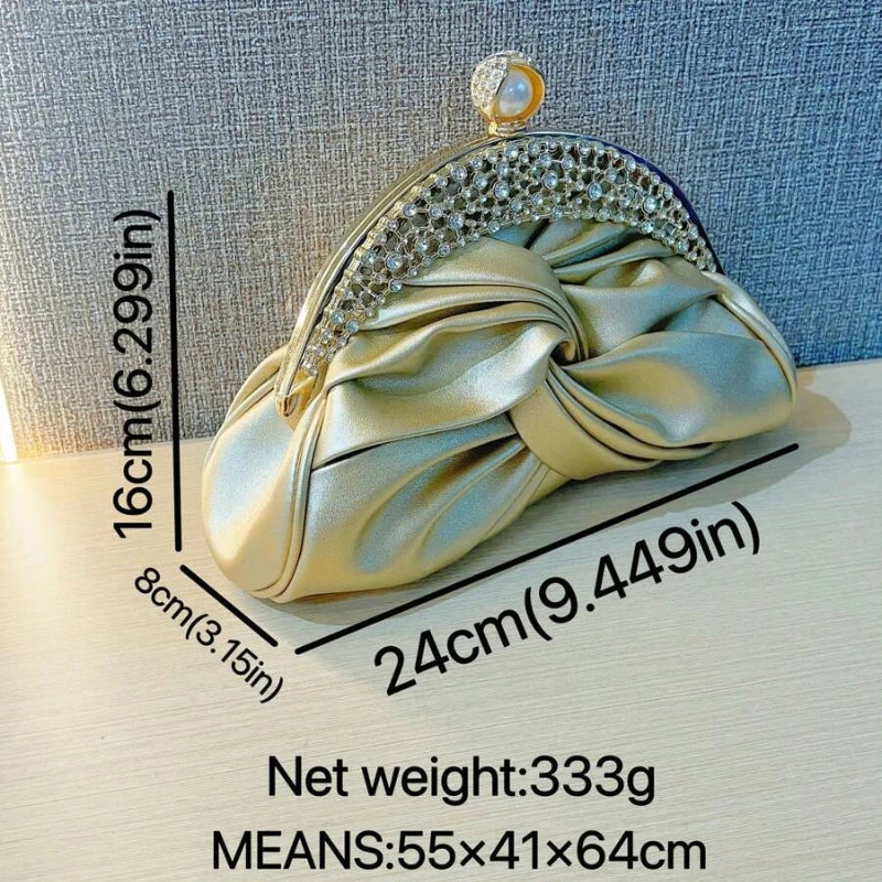 New Clutch Rhinestone Evening Women Bags Chain Slanting Bag Dinner Bag Dress Bag Bridal Bag-Wedding Season,Gifts For Women,The Perfect Christmas Gift