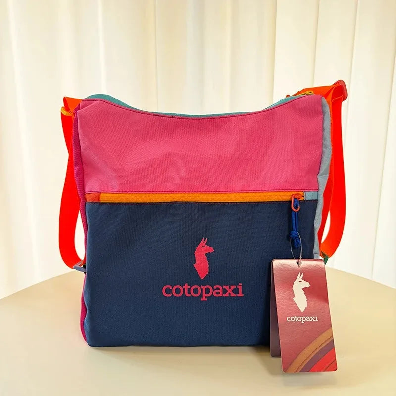 16LNew waterproof crossbody bag, unisex outdoor color-block crossbody bag