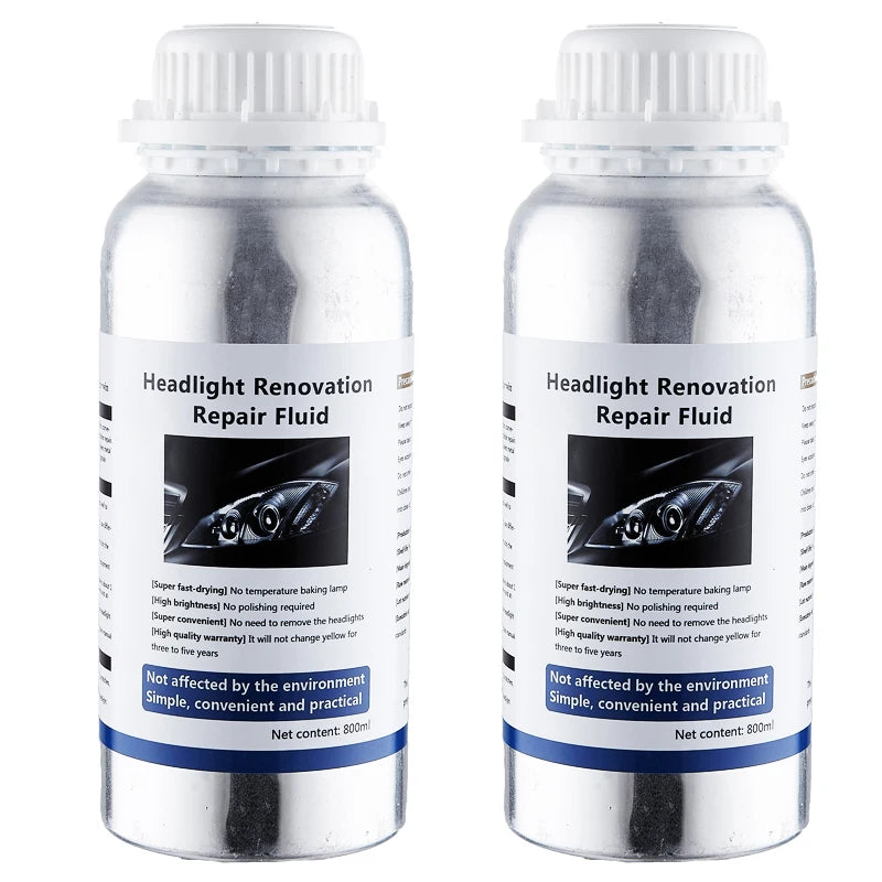 Car Headlight Repair Liquid Car Headlamp Renovation Restoration Cleaning Car Headlight Liquid Polymer Polish Auto Part headlight
