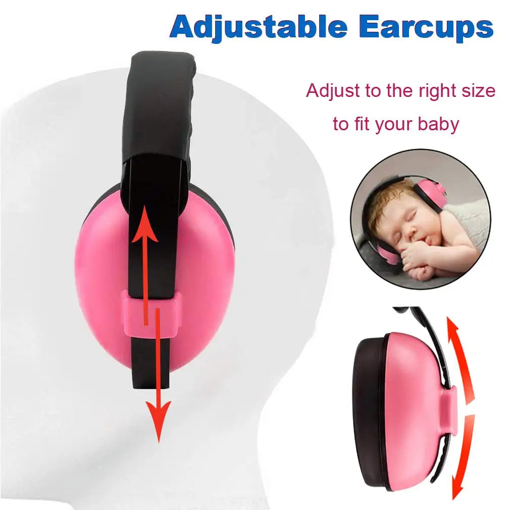 Kids Noise Cancelling Headphones – 0-3 Years Baby Ear Protection Earmuffs Noise Reduction for Toddlers Infant