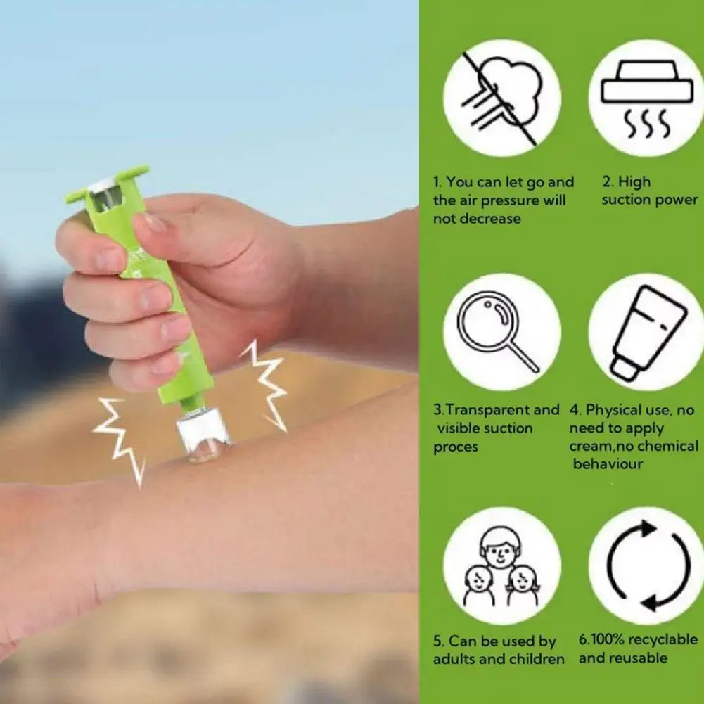 Emergency For Insect Bites Vacuum Negative Pressure Extractor Insect Bite Emergency Treatment For Outdoor Camping Hiking