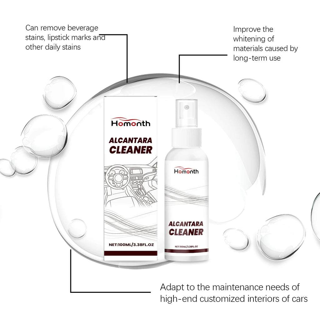 Car Interior Cleaning Spray Car Interior Stain Remover Cleaner Leather Seat Cleaner Multifunctional Car Interior Maintenance