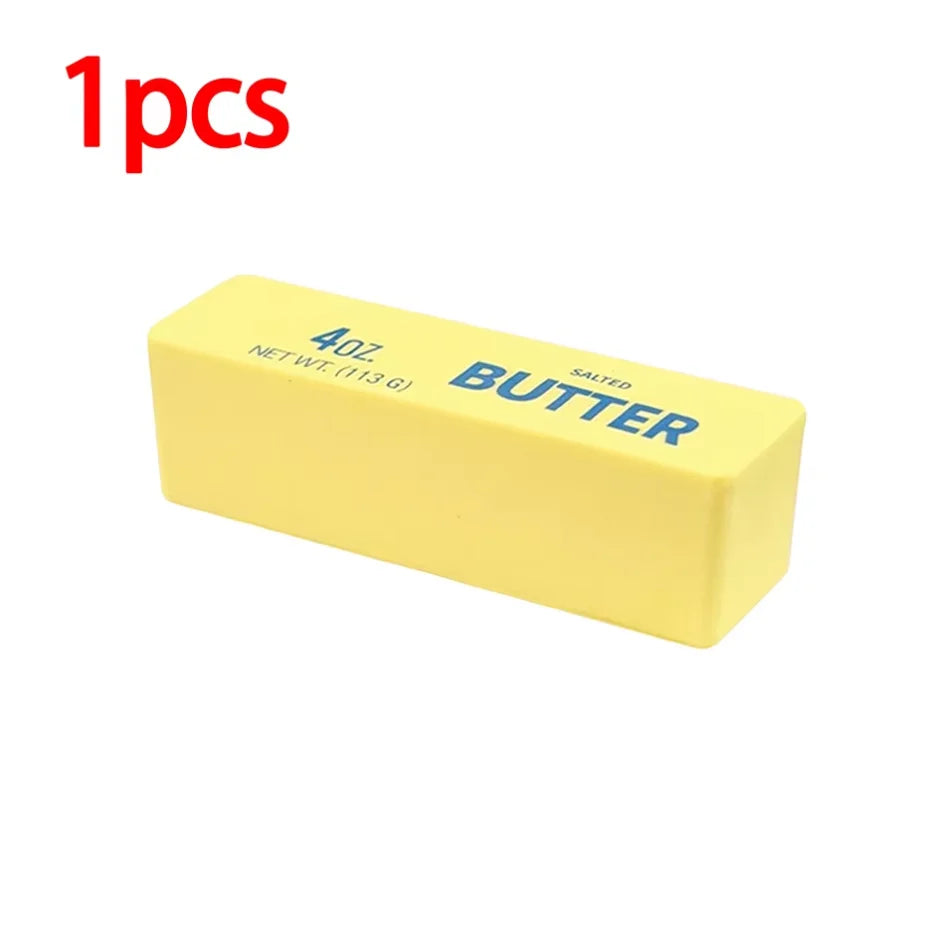 Butter Stick Squishy Stress Ball Fidget Toy Crunchy Squeeze Toy Round Blocks Filled ASMR Anti Stress Release Hand Relax Gift Toy