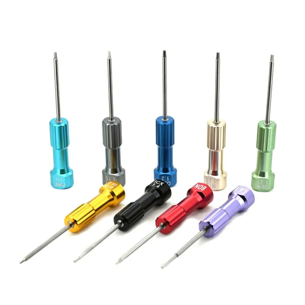 6.2cm Technician Screwdriver Stainless Steel DIY Micro Screwdriver Multiple Color Implant Dentist Instrument Dental Laboratory