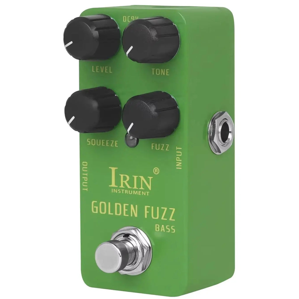 IRIN RS-20 Electric Guitar Effect Golden Fuzz Bass Effect Pedal True Bypass Mini Single Guitar Pedal Guitar Accessories & Parts