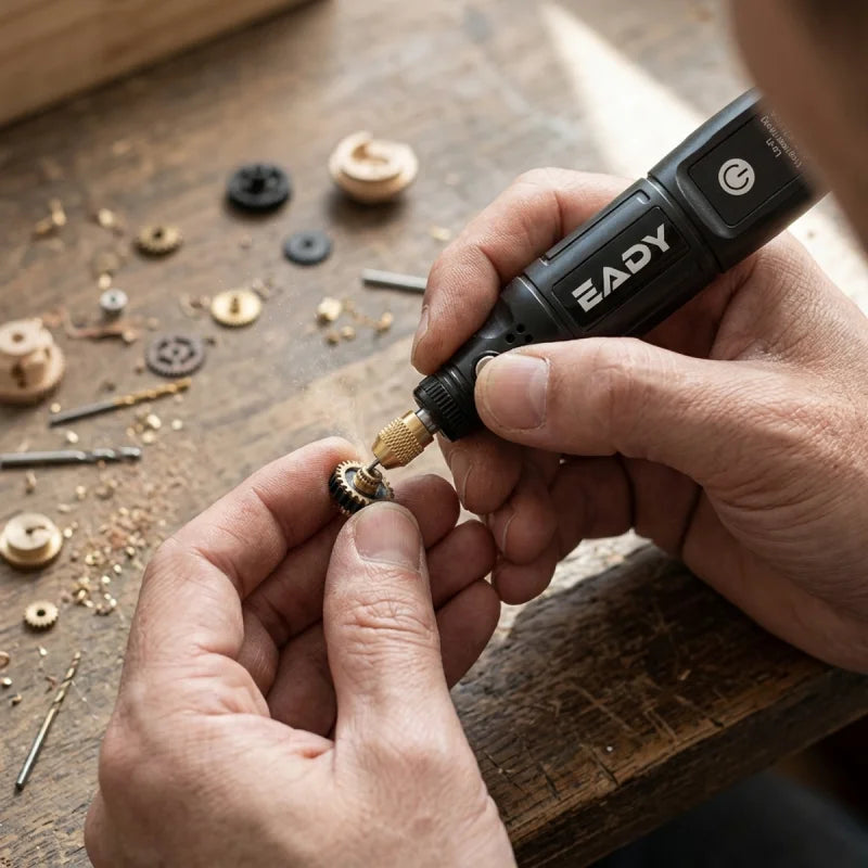 Cordless Mini Electric Drill Rotary Tool – USB Rechargeable Engraving Pen for Polishing, Grinding, Carving – Handheld Dremel