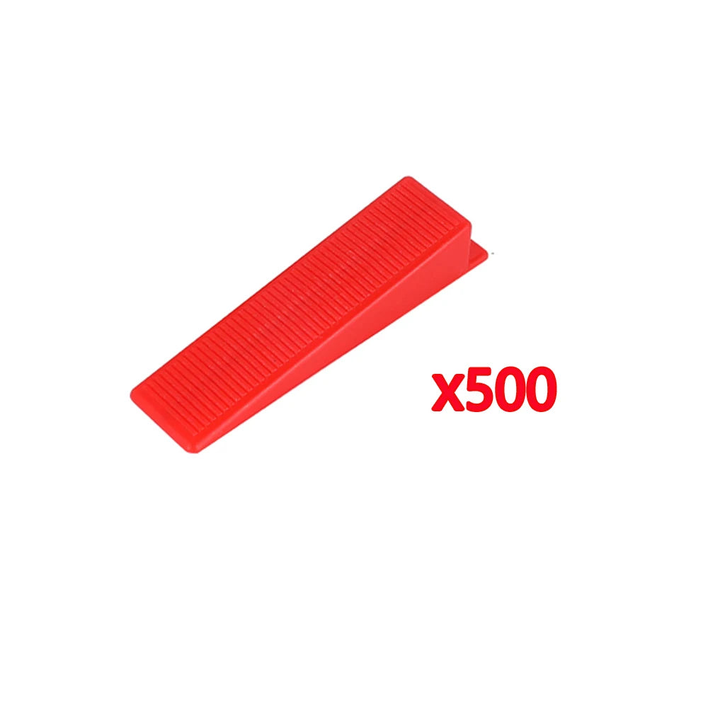 25-1200PCS Floor Tile Leveling System Clips Spacers Straps Tile Piler Wadge for Ceramic Tile Laying Leveling Construction Tools